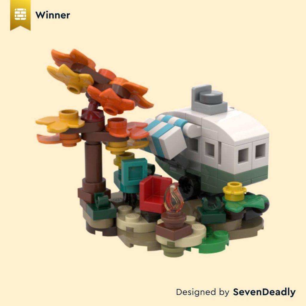 LEGO BrickLink Designer Program Series 3 mini build Camping Adventure 1024x1024