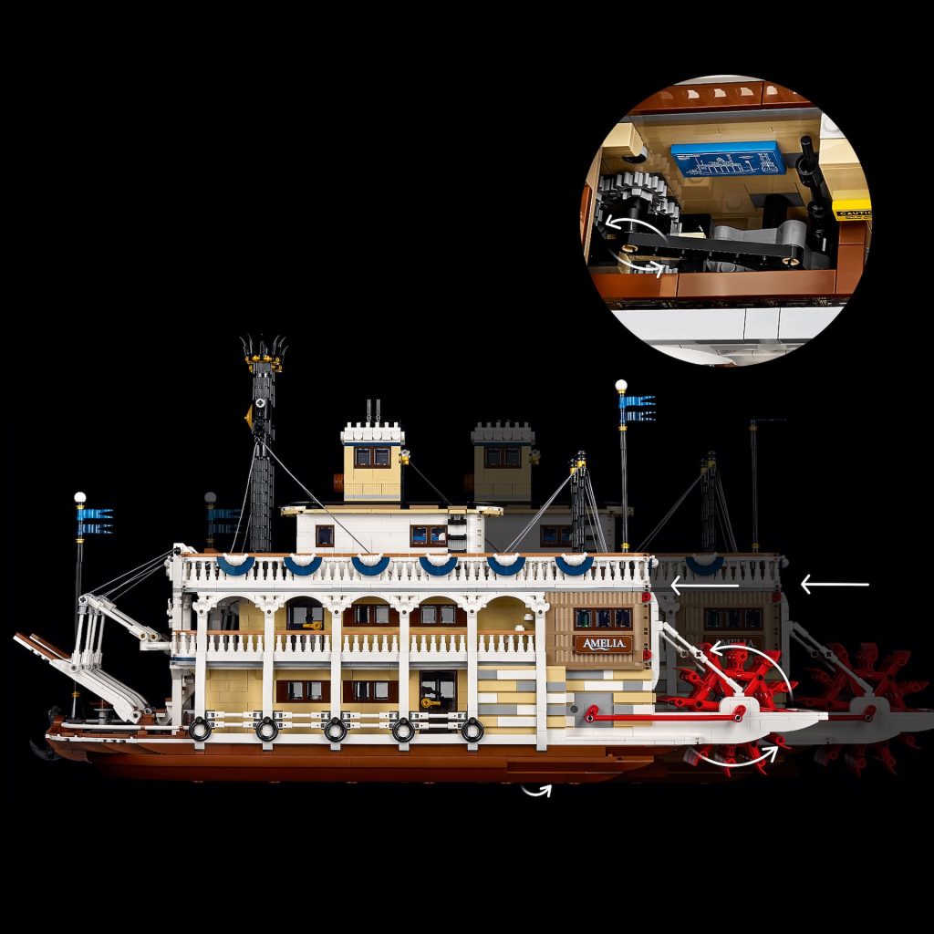 LEGO Ideas 21356 River Steamboat graphic 1 1024x1024
