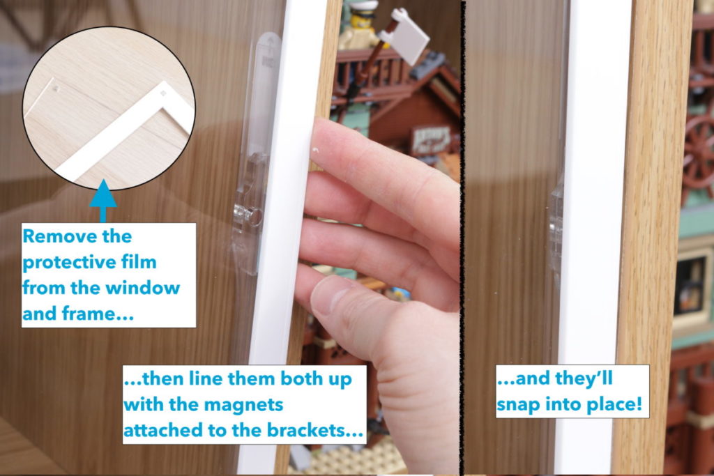 LEGO Display Windows for IKEA Kallax review Wicked Brick how to dust proof your LEGO IKEA Kallax 12 1024x683