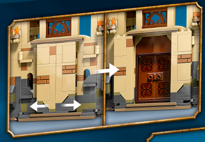 LEGO Harry potter 76413 Hogwarts Room of Requirement secret door