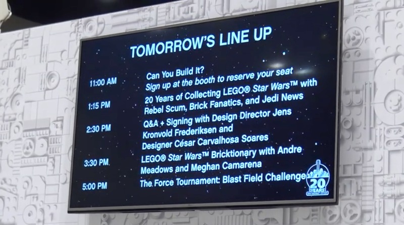 Beyond the Brick tours the LEGO booth at Star Wars Celebration