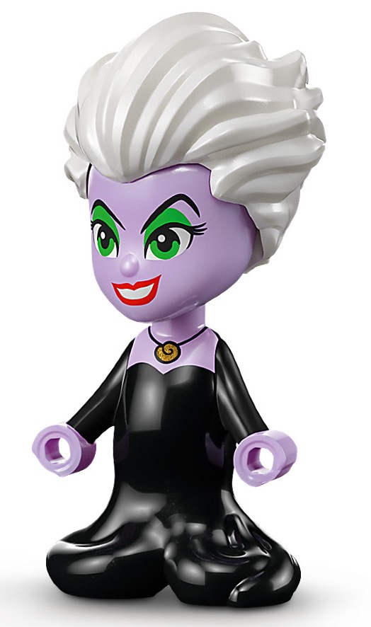 LEGO Disney 43213 Little Mermaid Story Book ursula micro doll