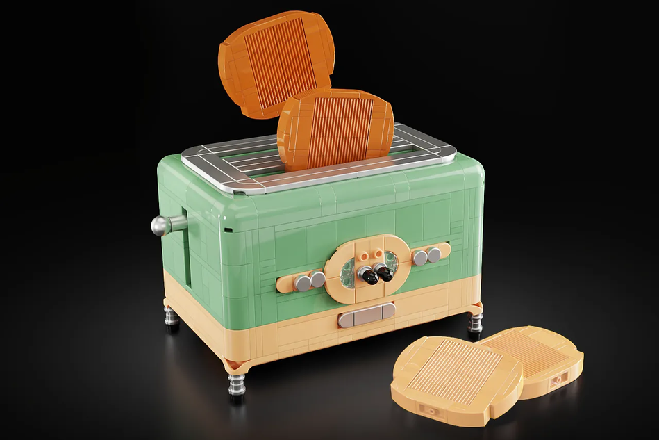 LEGO Ideas Vintage Toaster 6