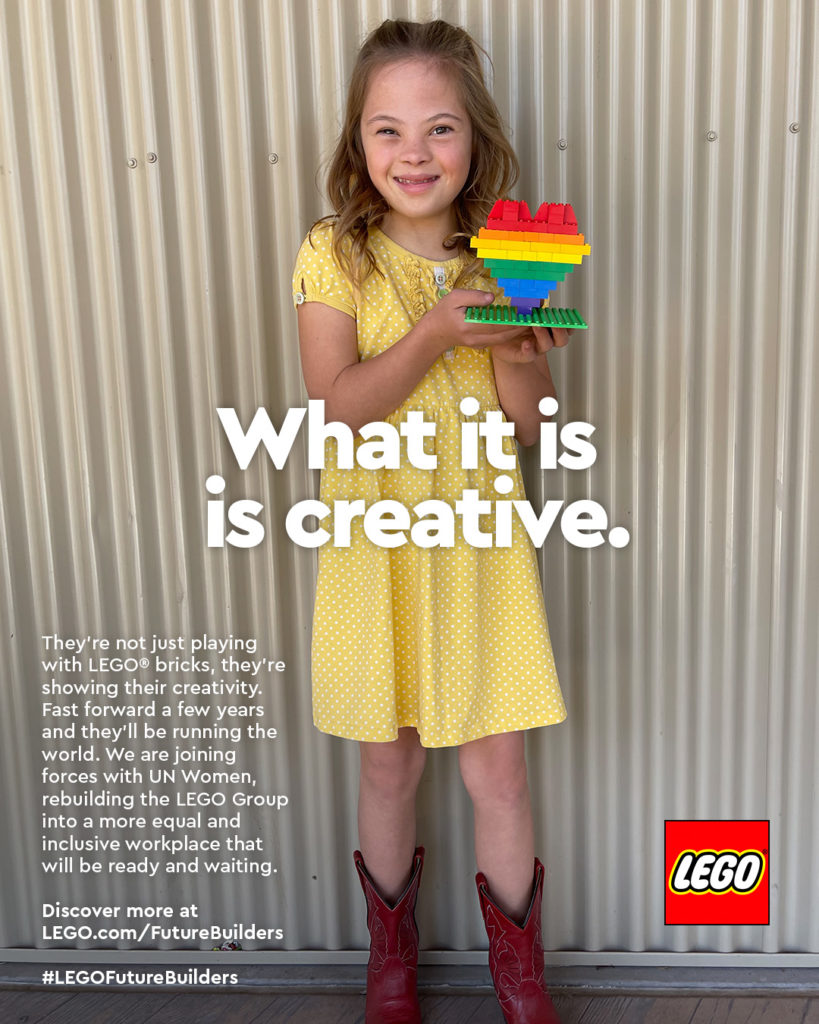 International Womens Day LEGO ad campaign 1