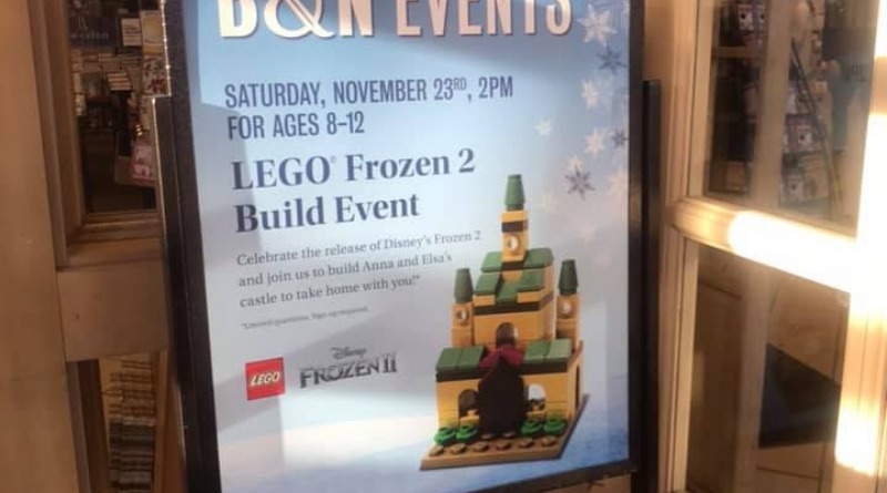 Barnes & Noble is hosting a LEGO Frozen II building event