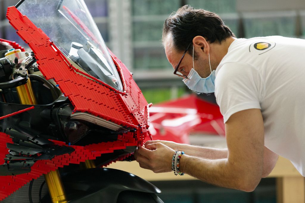 LEGO Technic life size Ducati 1