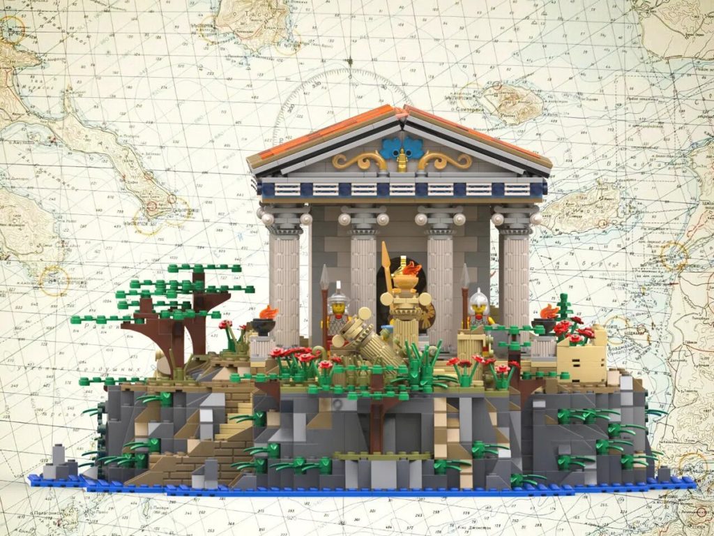 LEGO Ideas greek temple 2