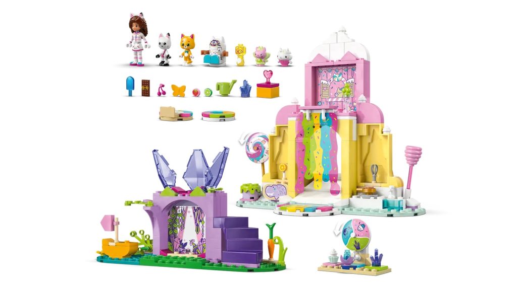 LEGO Gabbys Dollhouse 11205 Sweet Treat Mountain Kitty Garden 4 1024x576