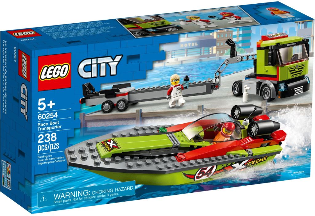 LEGO City 60254 Race Boat Transport 1