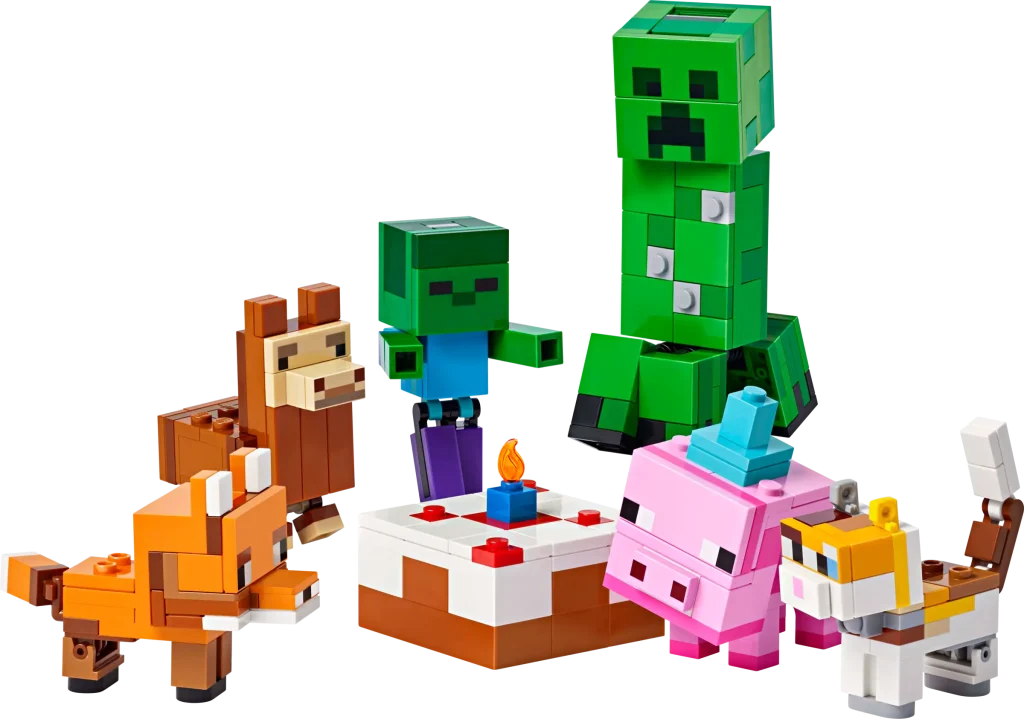 LEGO Minecraft 21281 Baby Pigs Birthday Celebration 3 1024x719