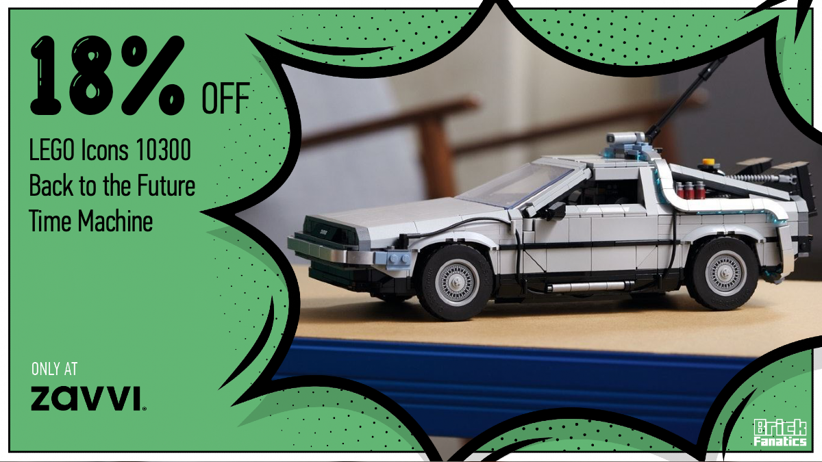 Save £30 on LEGO Icons 10300 Back To The Future Time Machine at Zavvi