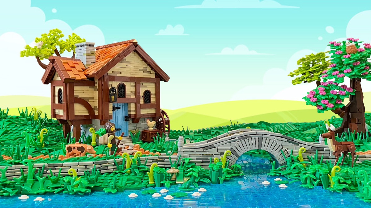 Brick Pic of the Day: Spring Bridge