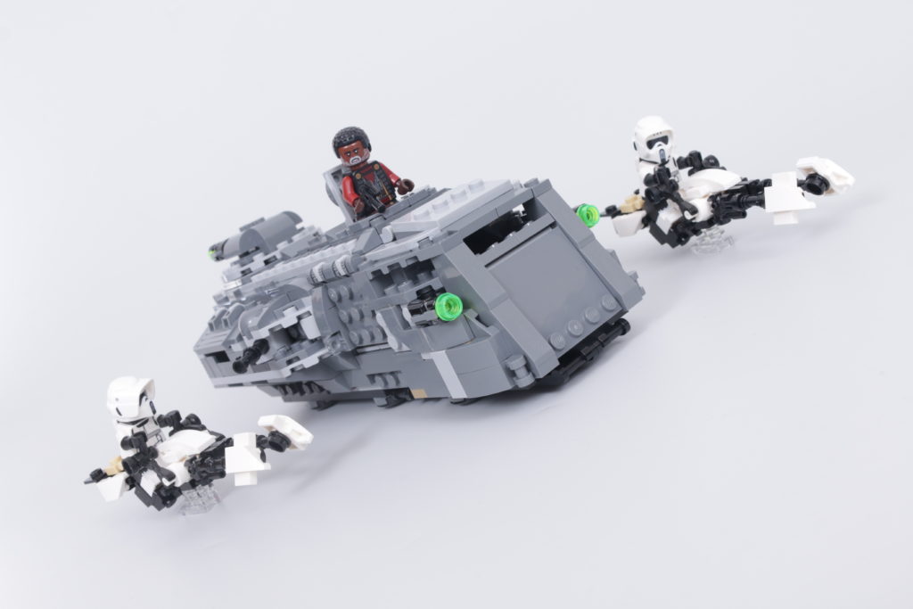 LEGO Star Wars The Mandalorian Speeder Bike Z 74 custom build competition 7