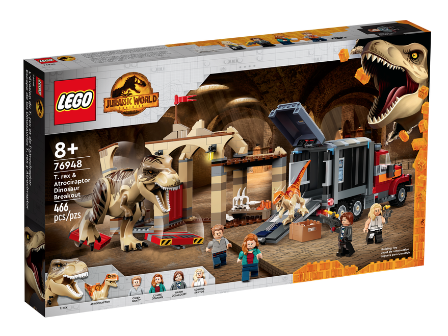T. rex Atrociraptor Dinosaur Breakout