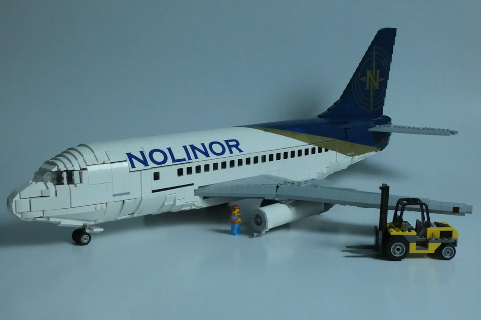 LEGO Ideas Nolinor Boeing 737 200 1
