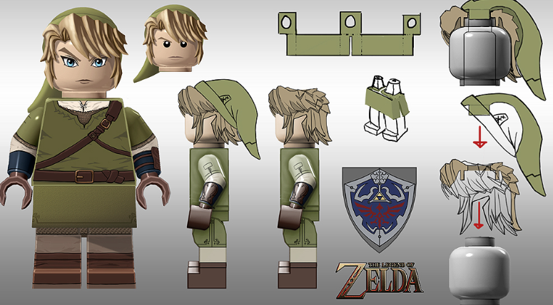 the legend of zelda project lego ideas 2