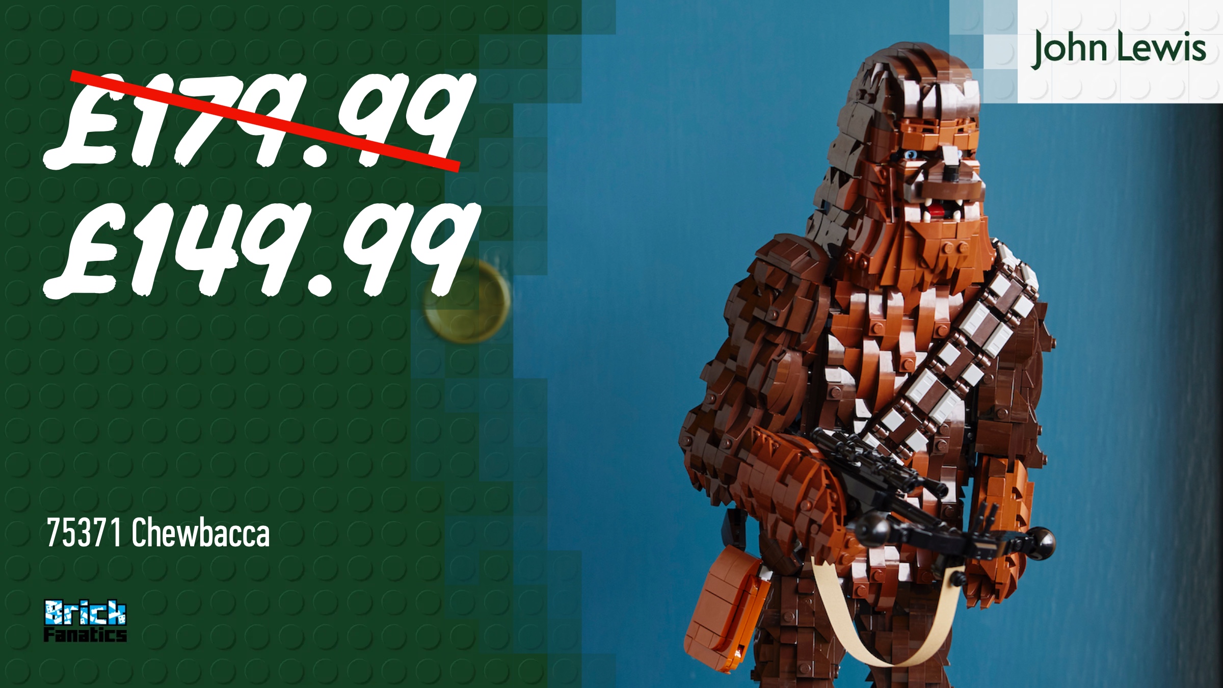 Early discount spotted on LEGO Star Wars Chewbacca