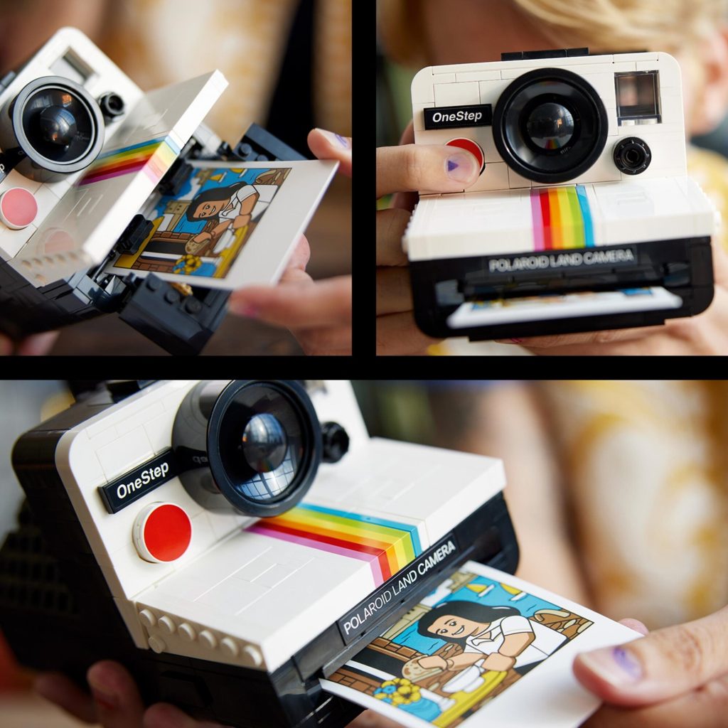 LEGO 21345 Ideas Polaroid OneStep SX 70 Camera lifestyle 3 1024x1024