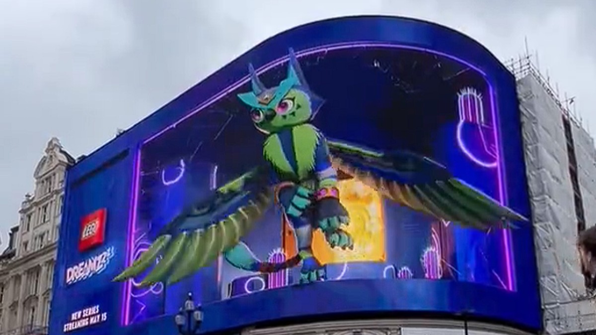 LEGO joins the 3D billboard craze with LEGO DREAMZzz