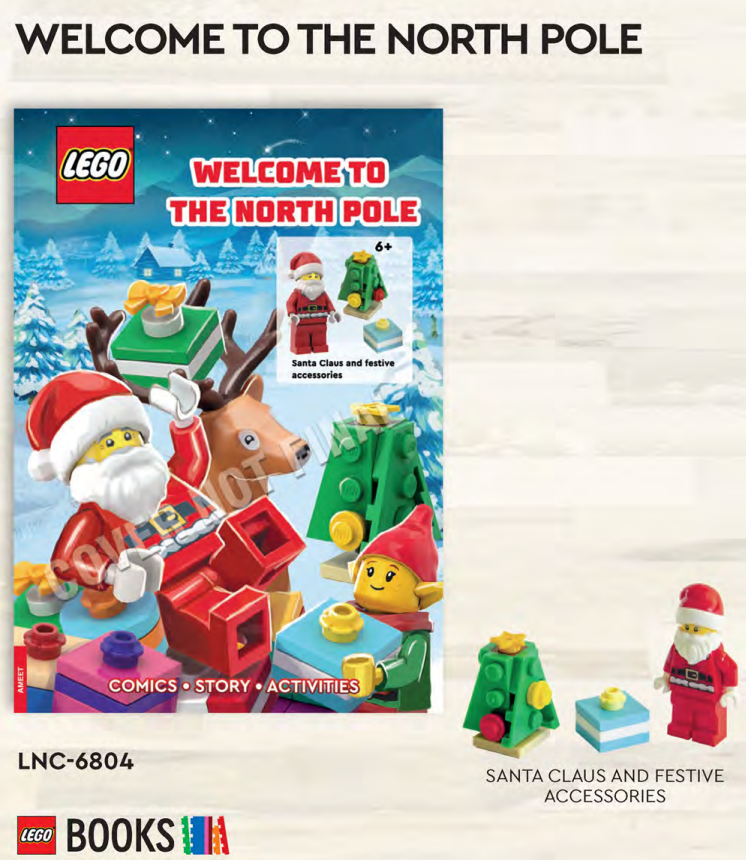 lego welcome to the north pole book