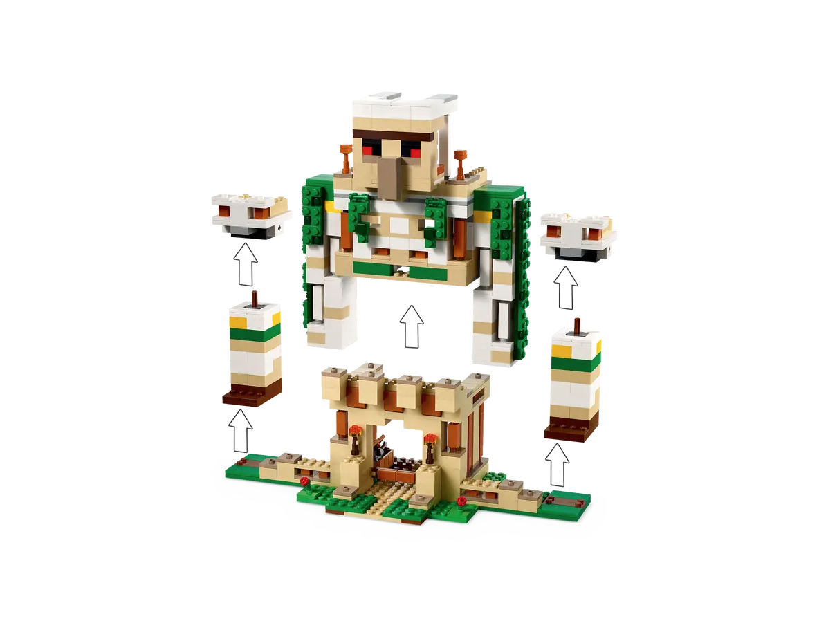 LEGO Minecraft 21250 The Iron Golem Fortress 3