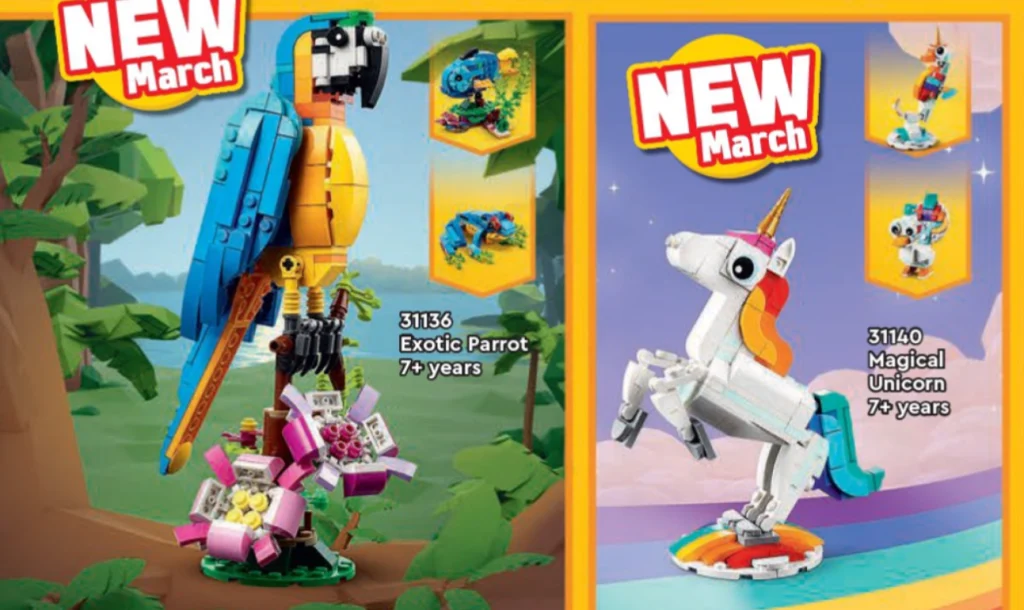 LEGO Creator 31136 31140 1024x610