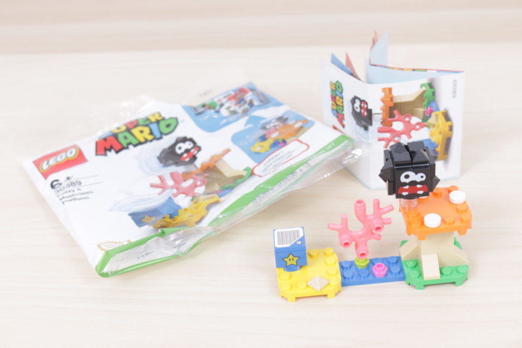 LEGO Super Mario 30389 Fuzzy Mushroom Platform gift with purchase review 7 1024x683