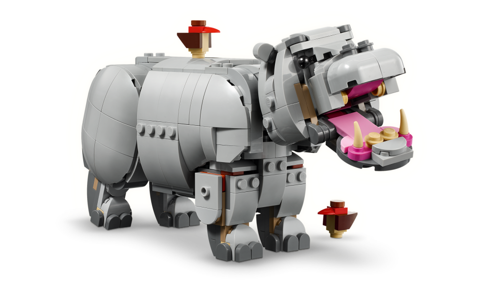 LEGO Creator 3 in 1 31171 Wild Animals Majestic Rhino with Birds 15 1024x576