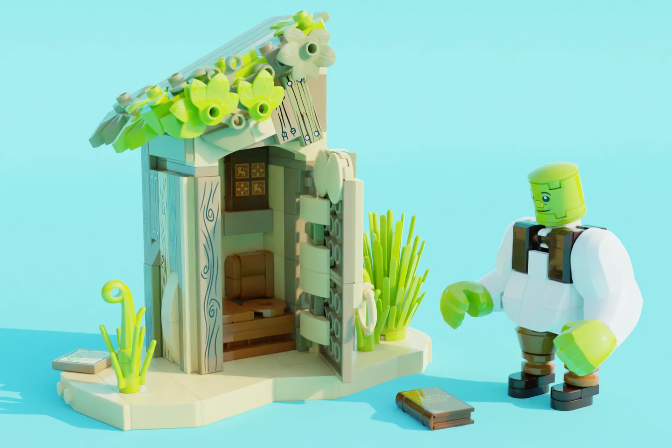 LEGO Ideas Dreamworks Shrek Swamp 8