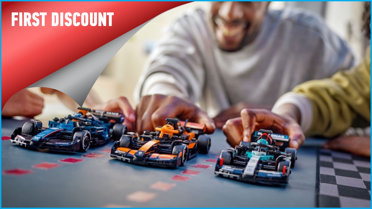 Pre-order and save on LEGO Speed Champions Formula 1 sets