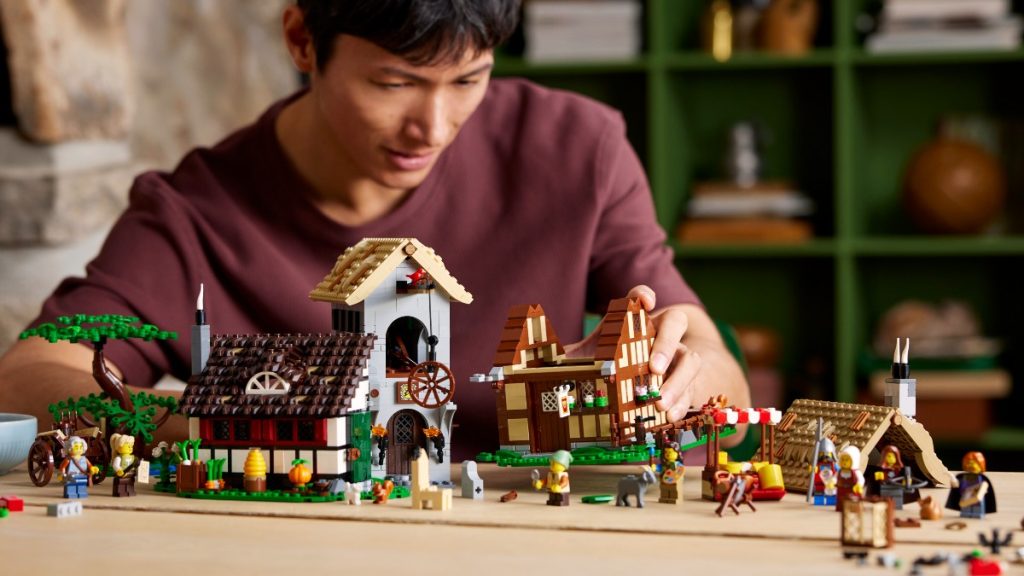 LEGO icons 10332 medieval town square cheese factory lifestyle featured 1024x576