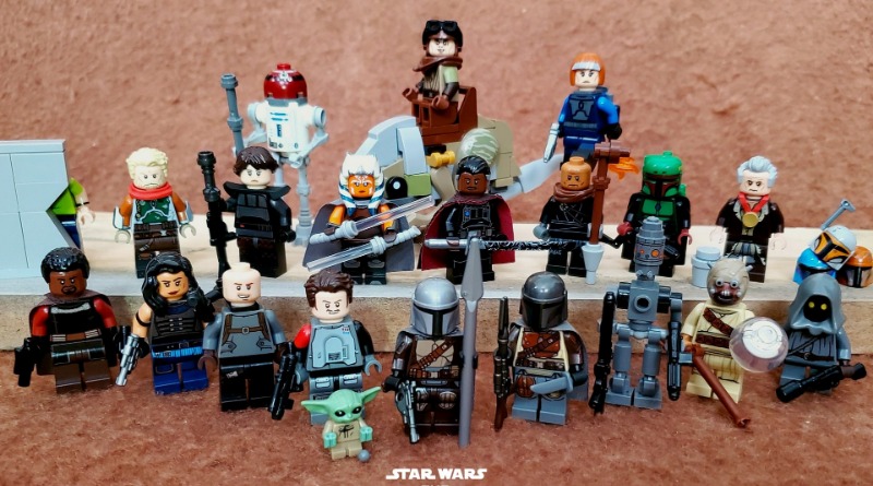 Brick Pic of the Day: The Mandalorian character line-up