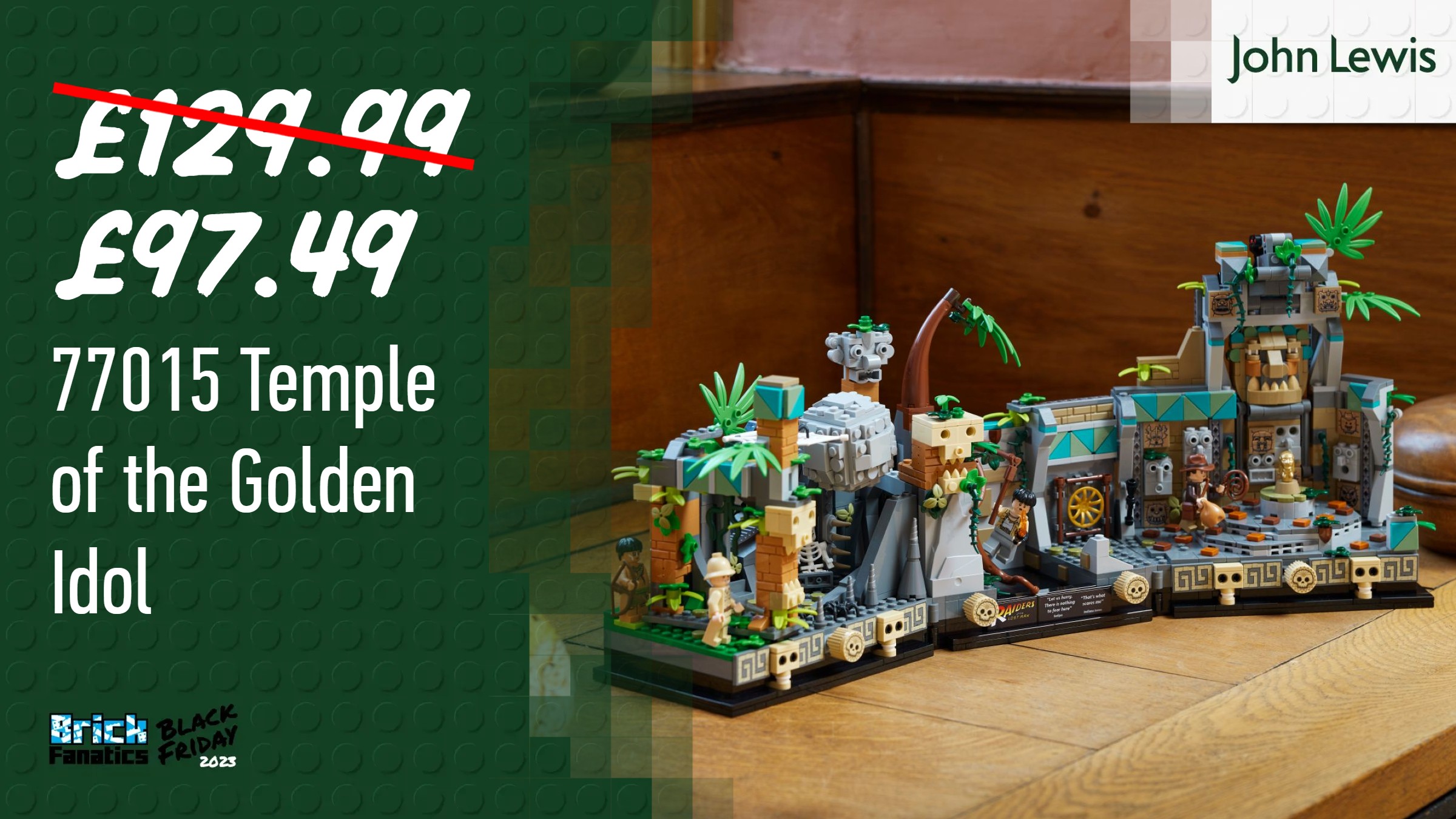 Massive saving on biggest LEGO Indiana Jones set ever at John Lewis