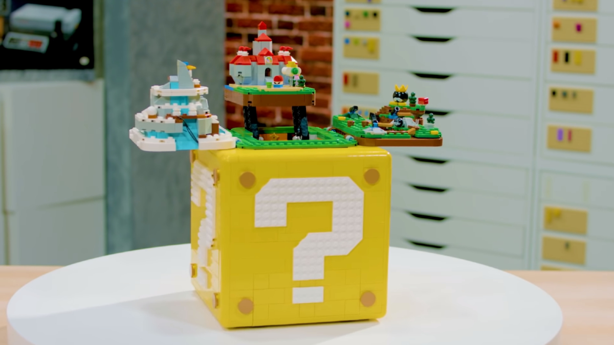 LEGO Super Mario Question Mark Block designer video now available