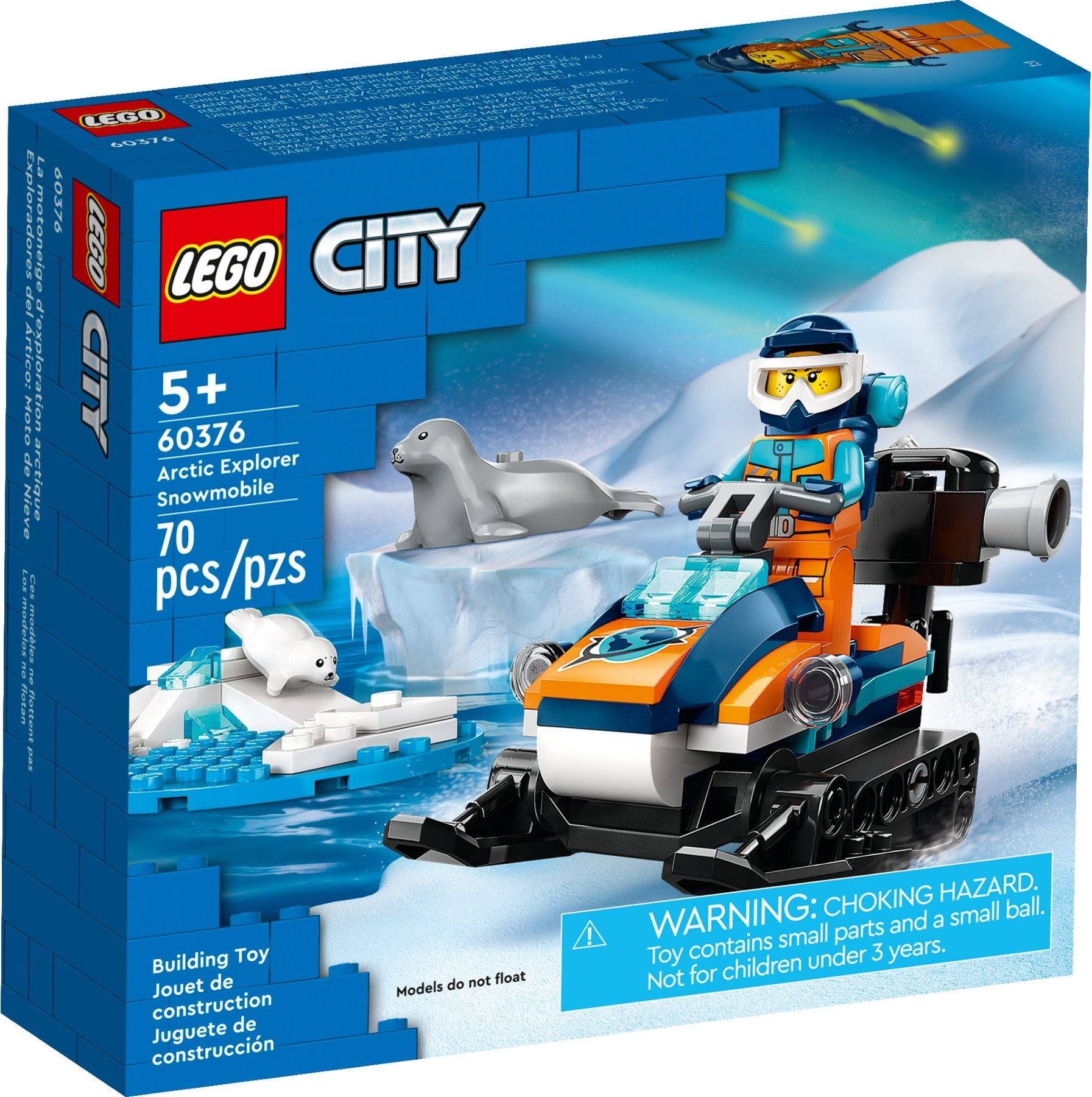 LEGO City 60376 Arctic Explorer Snowmobile 1