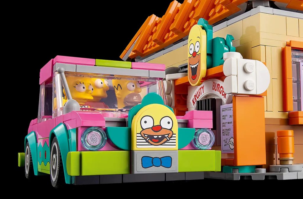 LEGO Krusty Burger references clown car 1024x673