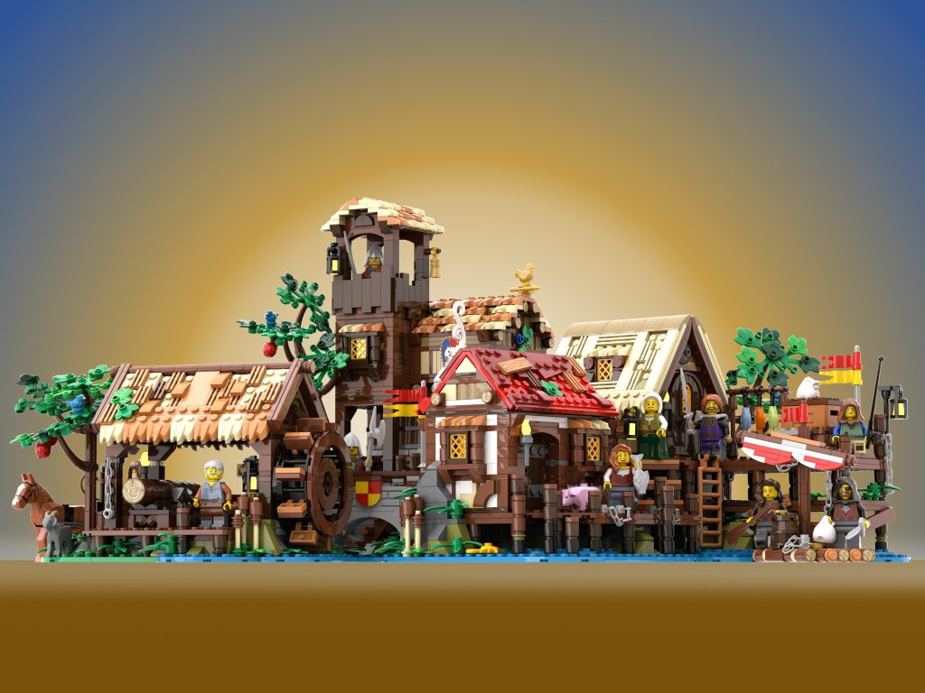 BrickLink Series 7 Medieval Fishing Village 1024x768