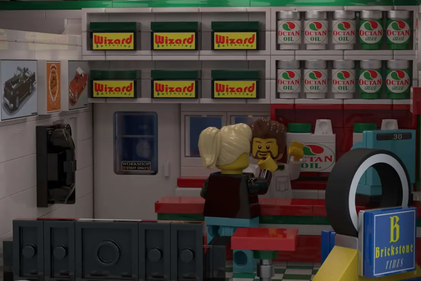 LEGO Ideas The Vintage Service Station 3