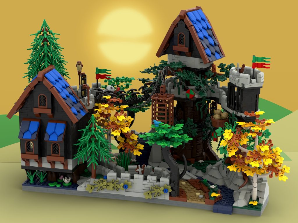 LEGO BrickLink MOC Pop Up Store Forest Citadel 1024x768