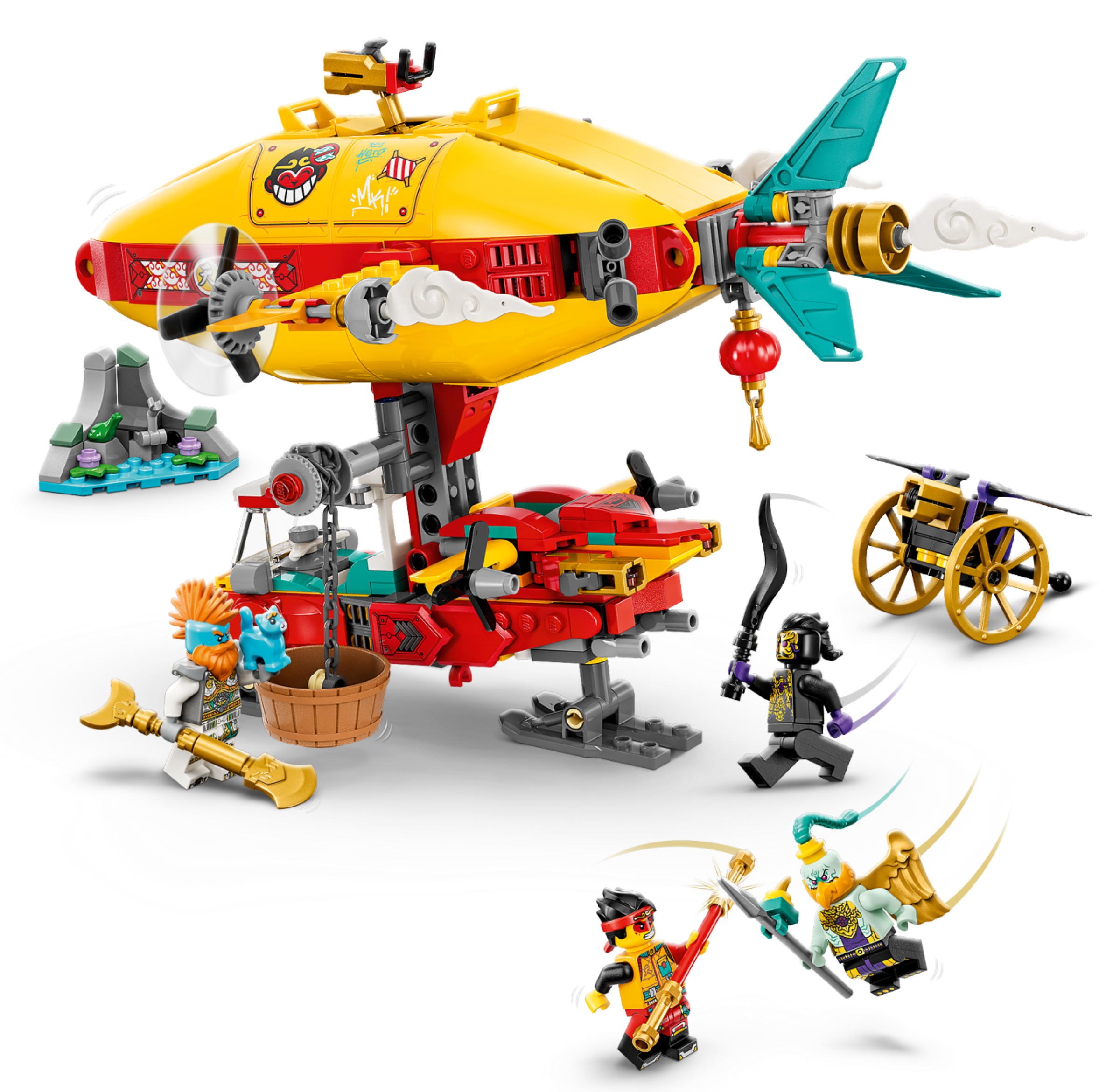 80046 Monkie Kids Cloud Airship 5