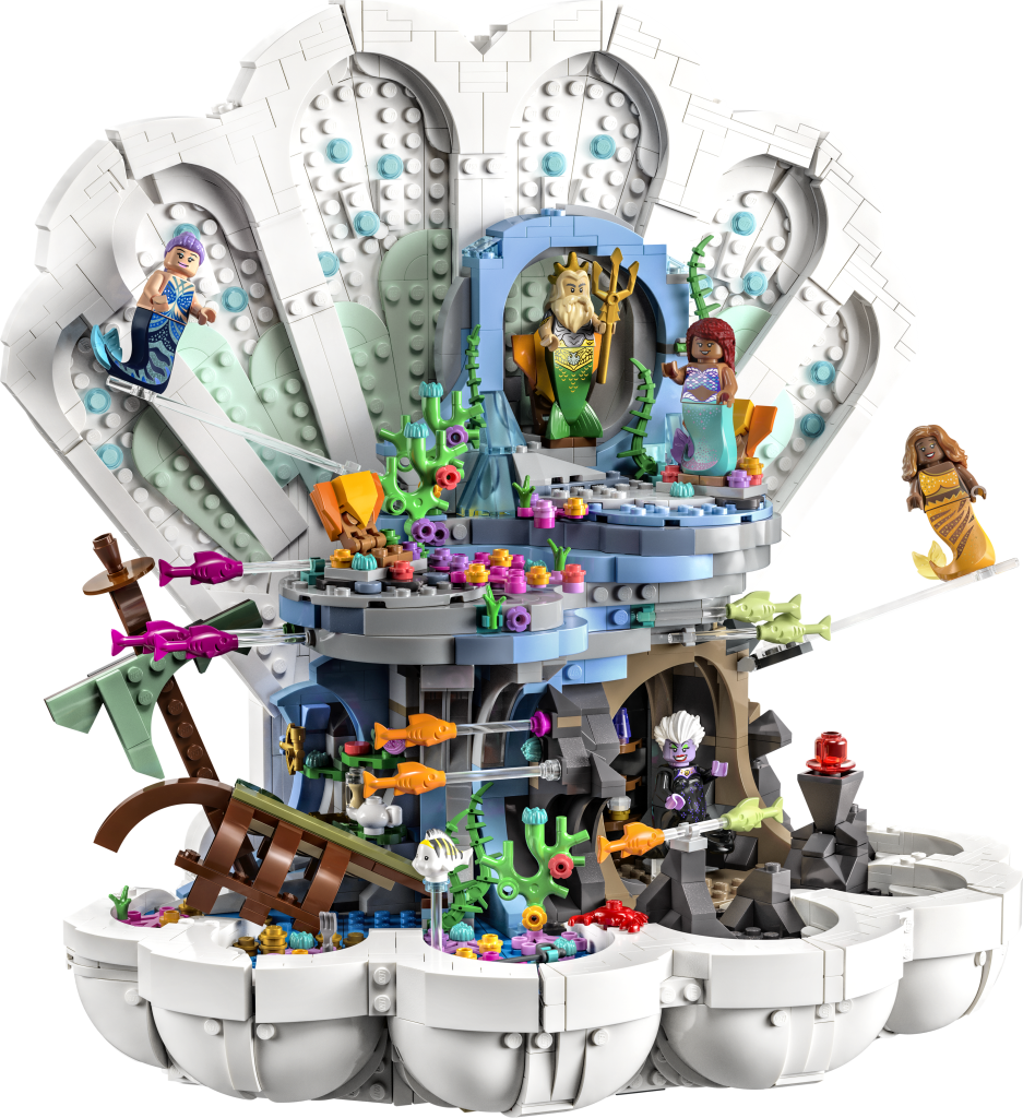 LEGO Disney 43225 Little Mermaid Royal Clamshell Product Front 937x1024