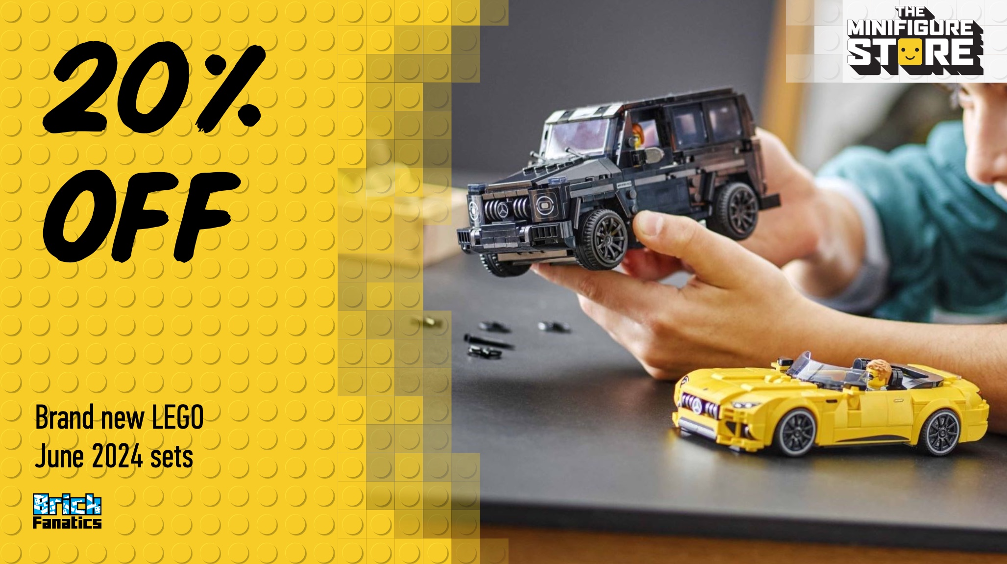 Flash sale: 20% off LEGO June 2024 releases at The Minifigure Store