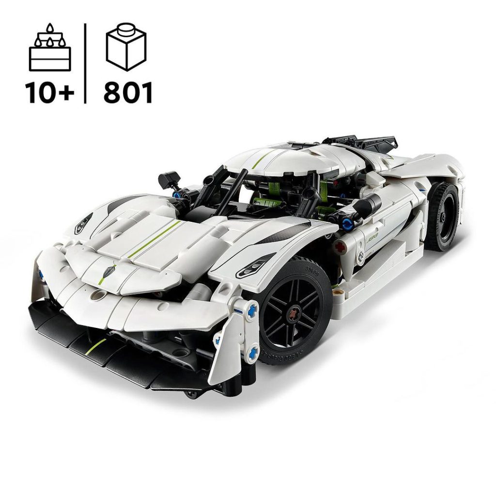 LEGO Technic 42184 Koenigsegg Jesko Absolut White Hypercar 2 1024x1024
