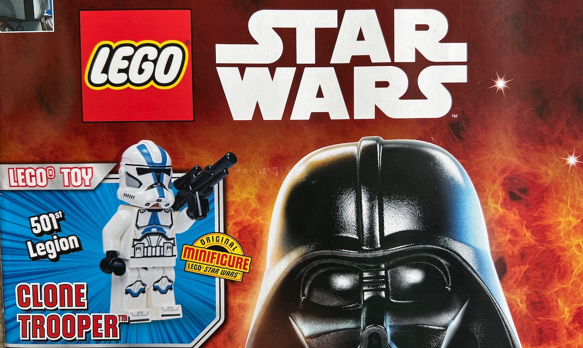 Free Clone Trooper minifigure with LEGO Star Wars magazine