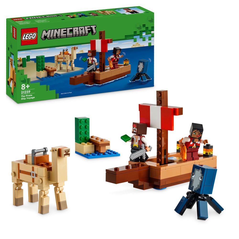 LEGO Minecraft 21259 The Pirate Ship Voyage 9
