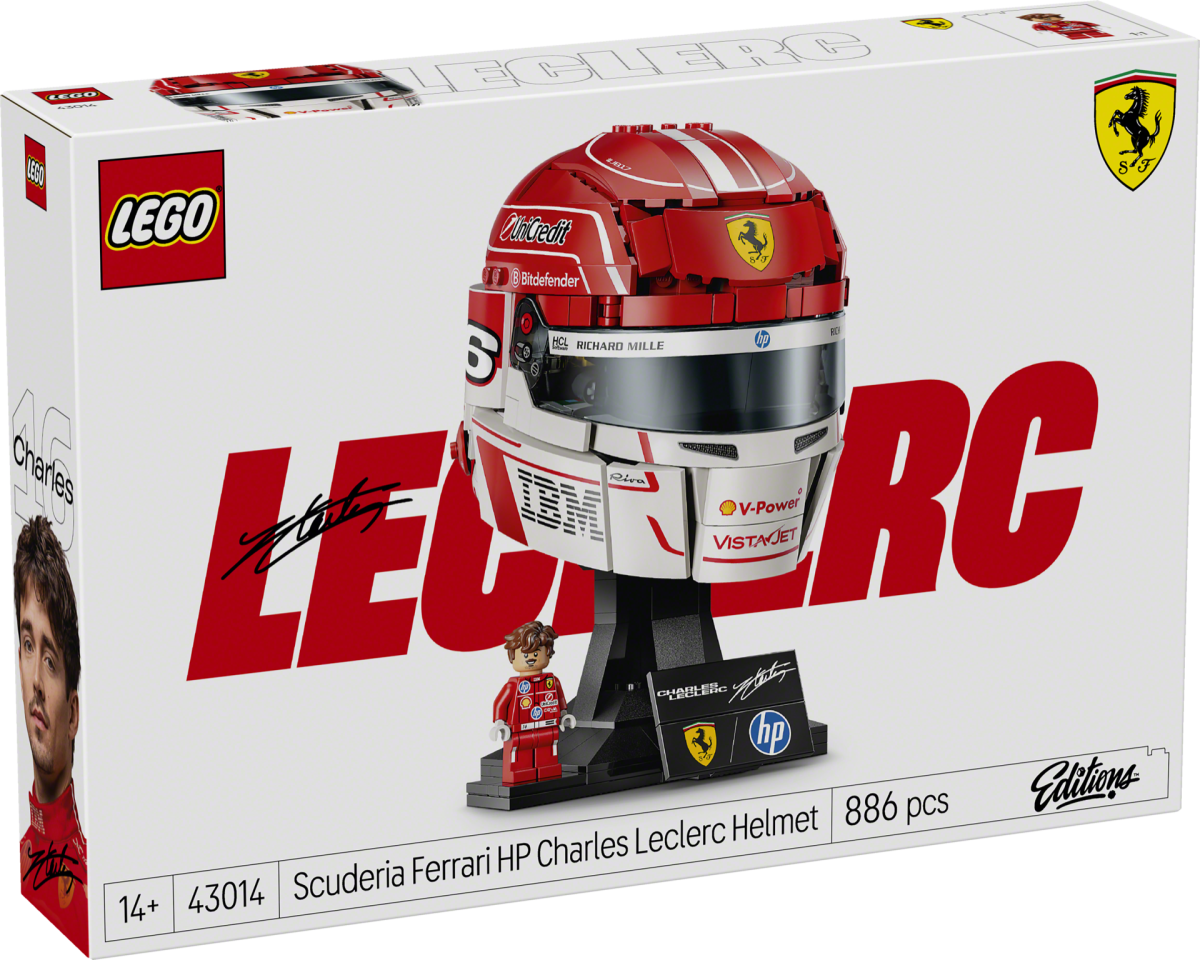 LEGO Editions 43014 Scuderia Ferrari HP Charles Leclerc Helmet 2 1200x960