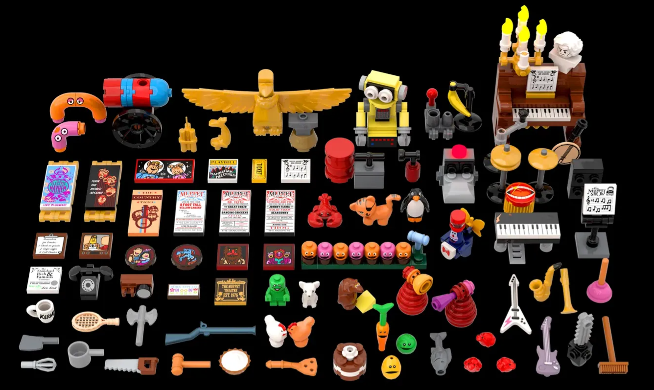 muppet lego ideas acessories