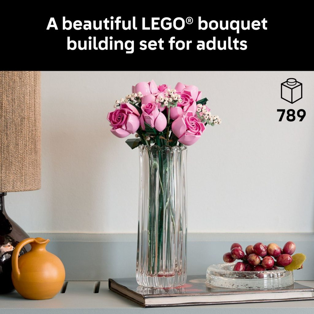 LEGO Botanicals 10374 Bouquet of Pink Roses 3 1024x1024