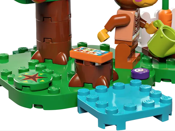 LEGO Animal Crossing 77049 Isabelles House Visit tree stump