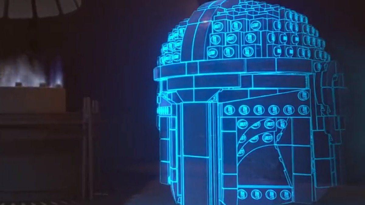 Watch a new LEGO Star Wars helmet set be forged